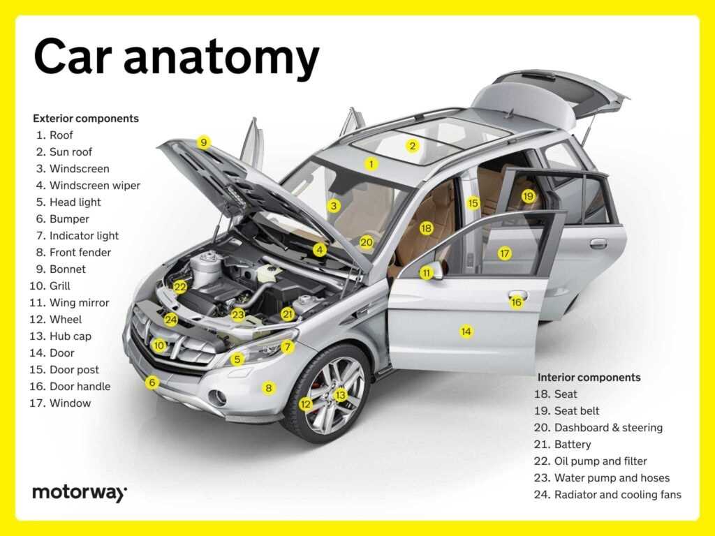 basic car parts diagram