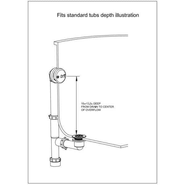 bathtub parts diagram