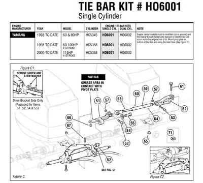 baystar hydraulic steering parts diagram