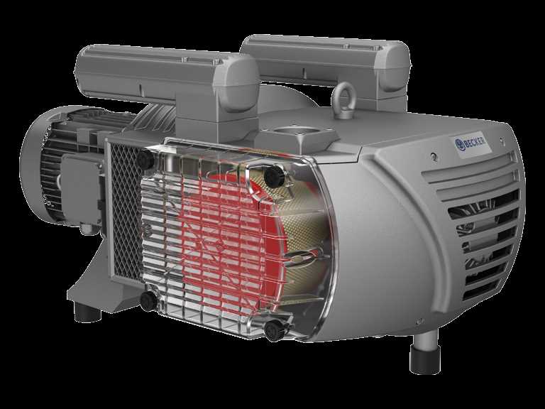 becker vacuum pump parts diagram