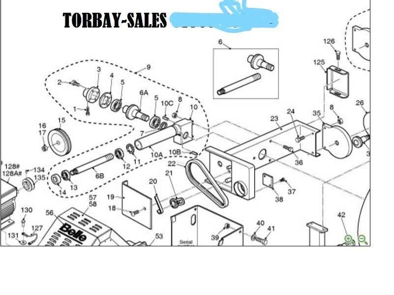 belle mixer parts diagram