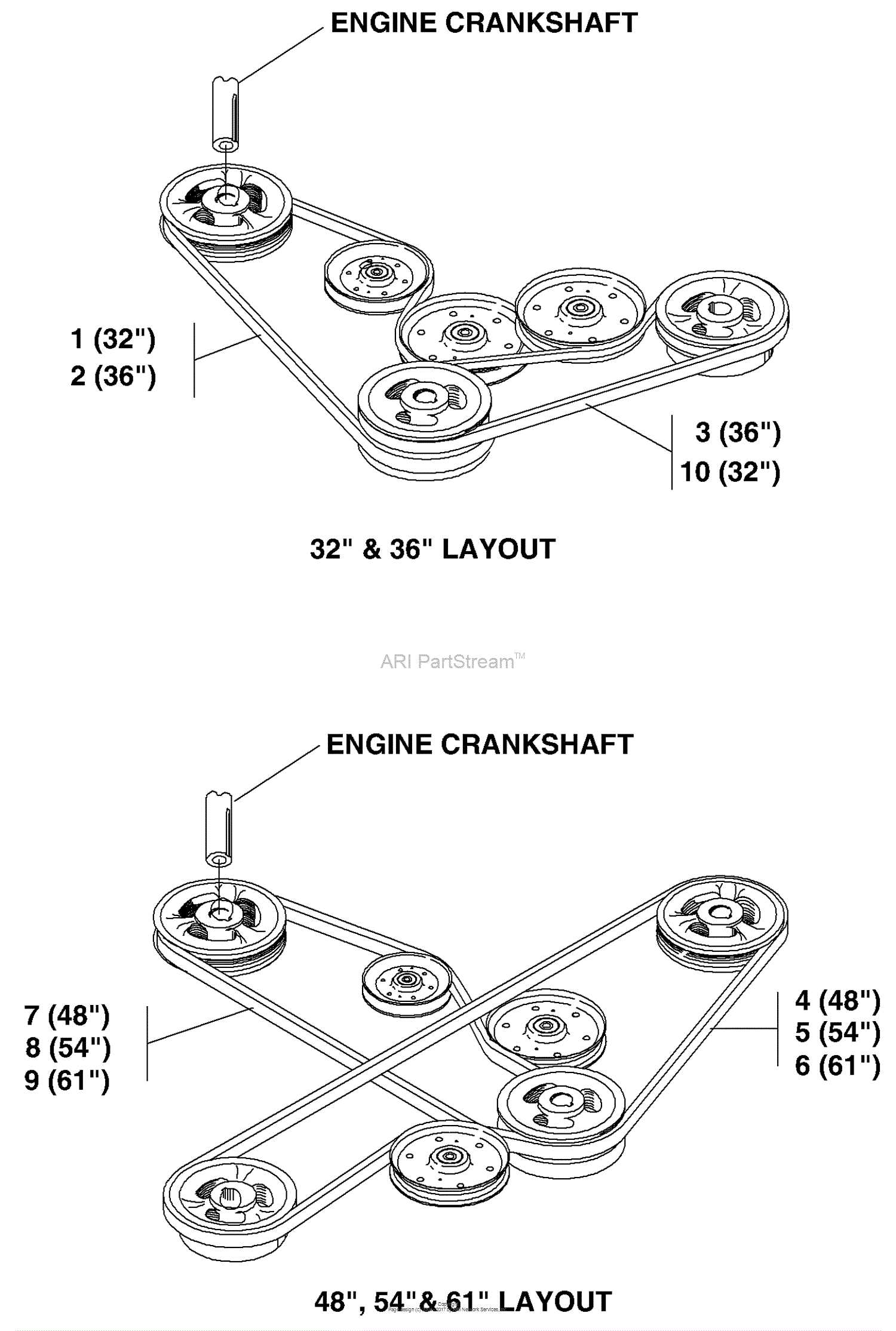 belt parts diagram