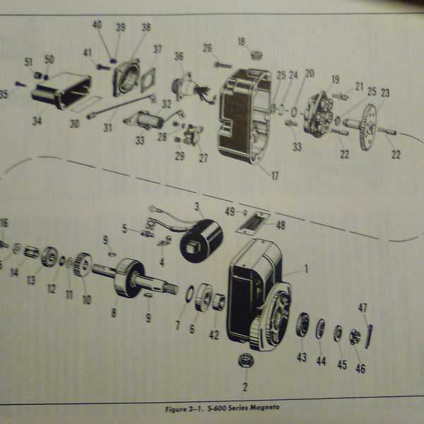 bendix magneto parts diagram