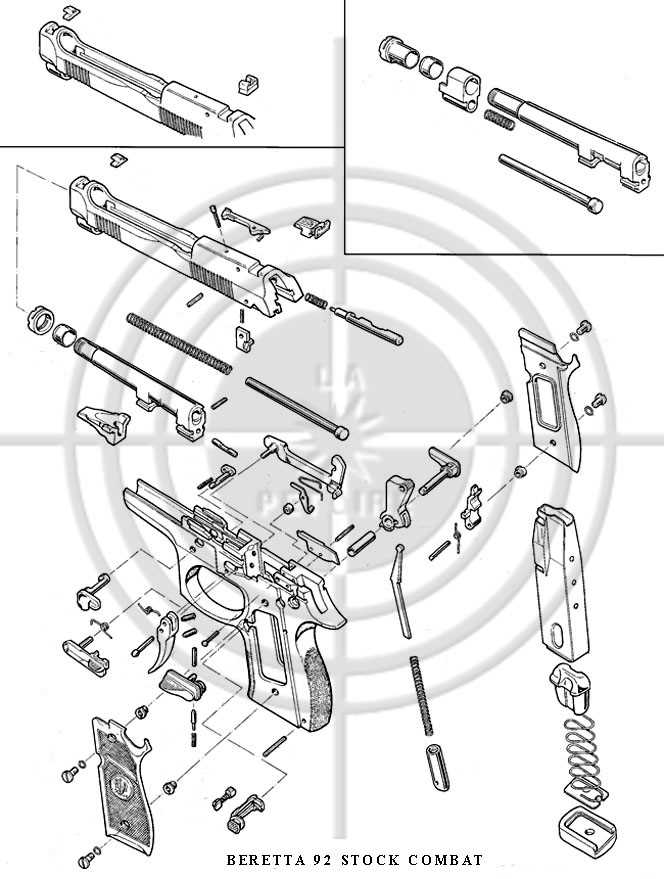 beretta 92 parts diagram