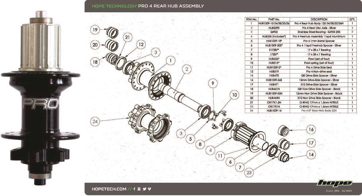 bicycle rear wheel parts diagram