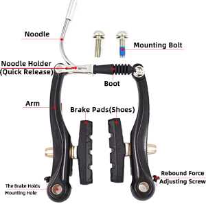 bicycle v brake parts diagram