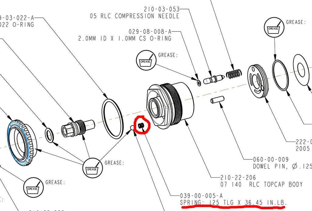 bike fork parts diagram