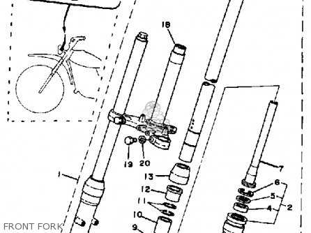 bike fork parts diagram