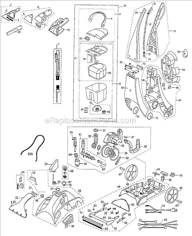 bissell model 2112 parts diagram