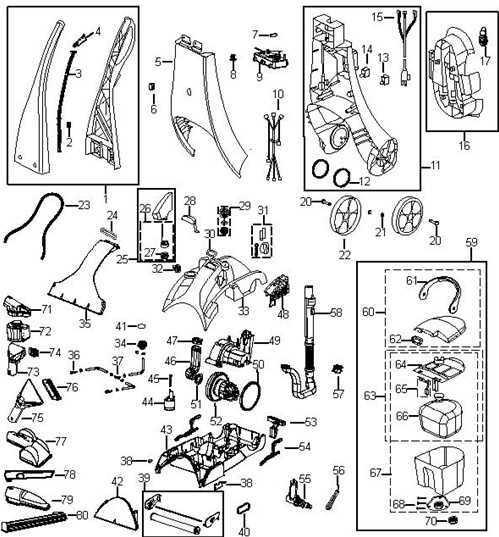 bissell proheat 2x revolution parts diagram