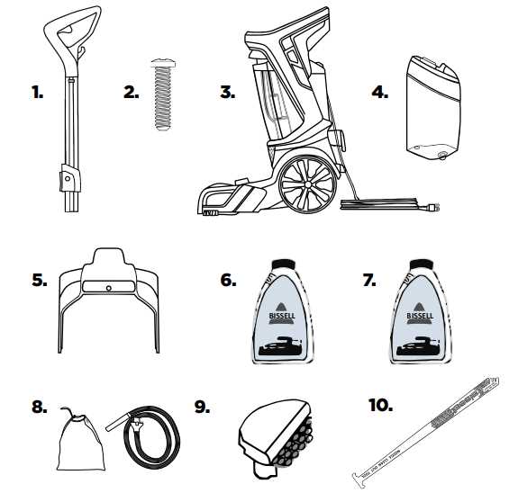 bissell proheat 2x revolution pet pro parts diagram