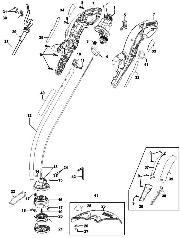 black & decker gh1000 parts diagram