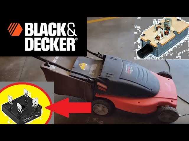 black and decker electric mower parts diagram