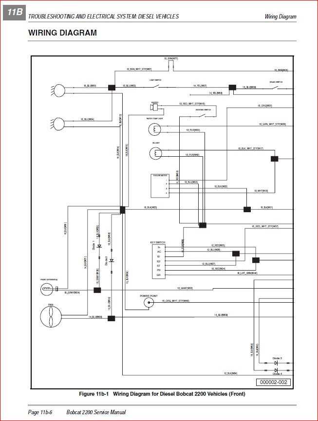 bobcat 2200 parts diagram