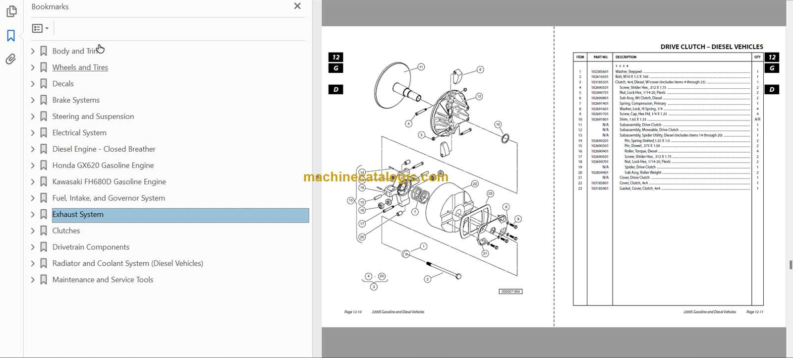 bobcat 2200 parts diagram