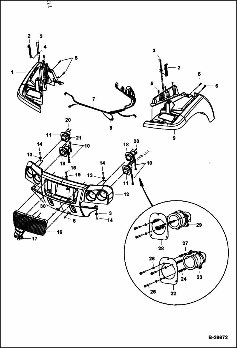 bobcat 2200 parts diagram