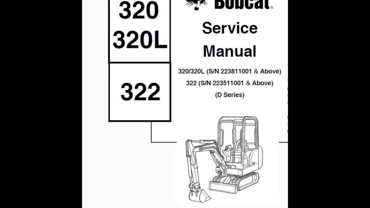 bobcat 322 parts diagram