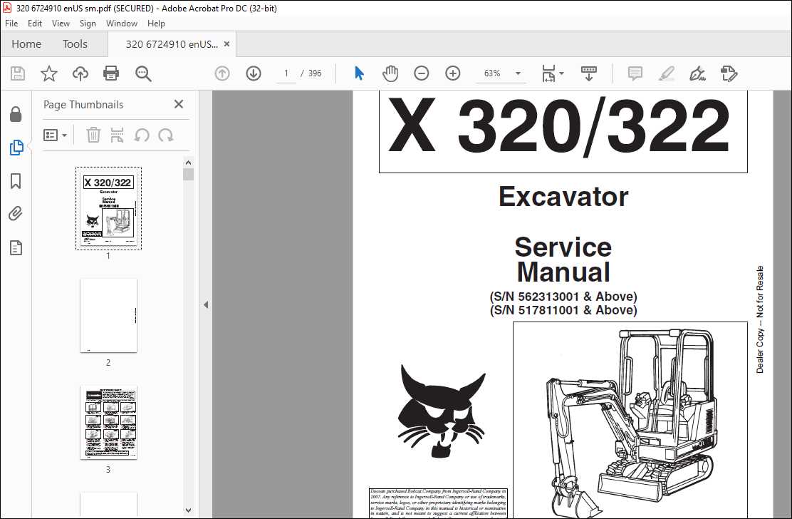 bobcat 322 parts diagram
