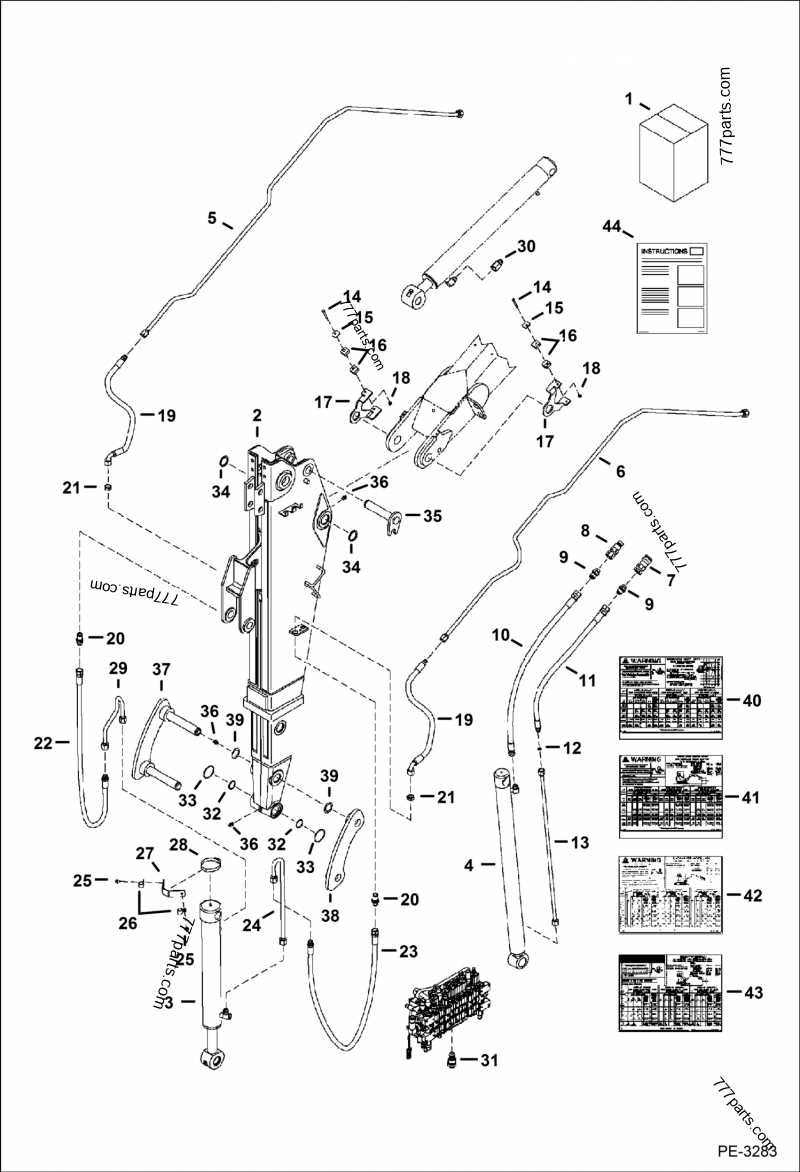 bobcat 334 parts diagram