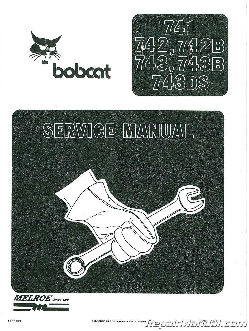 bobcat 742 parts diagram