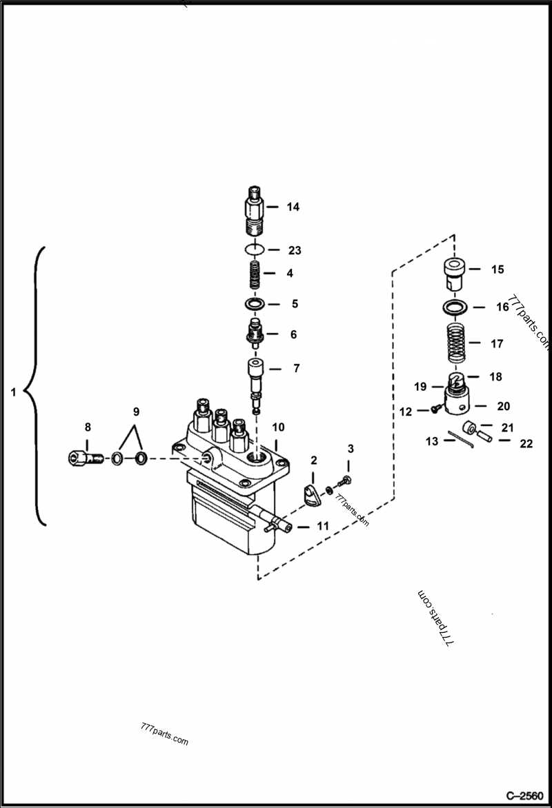 bobcat 743 parts diagram