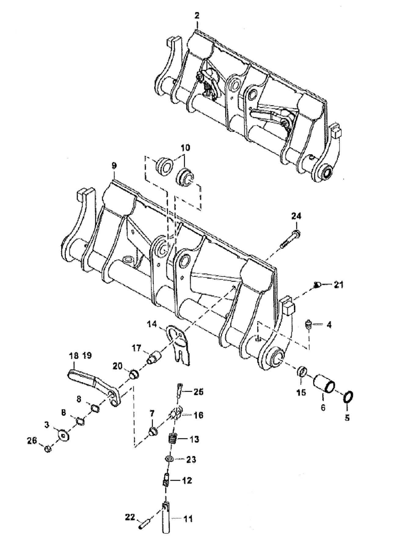 bobcat brushcat parts diagram