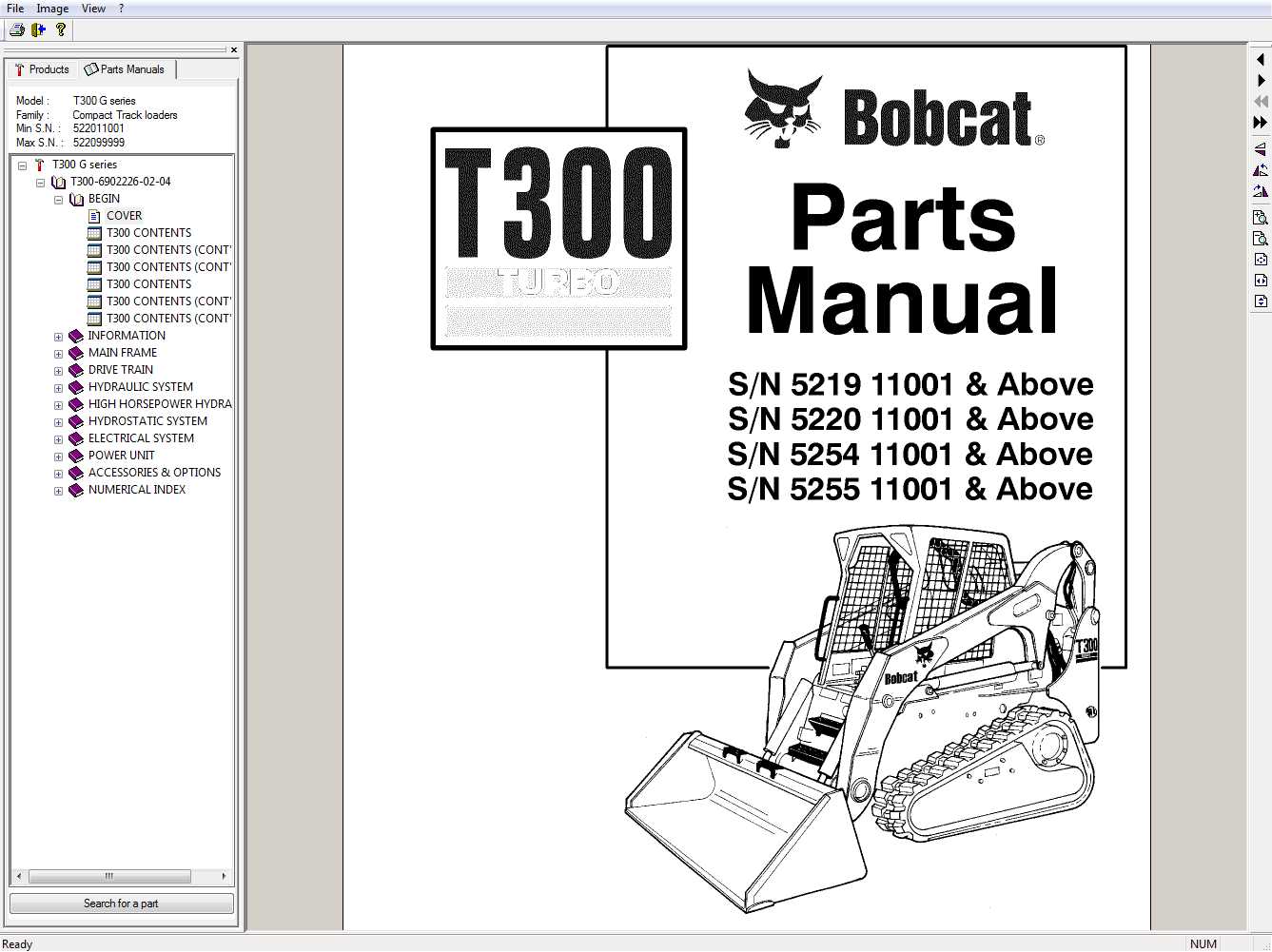 bobcat brushcat parts diagram