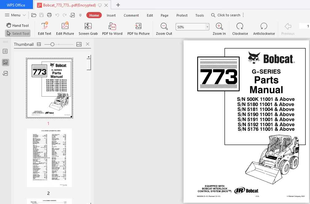 bobcat skid loader parts diagram