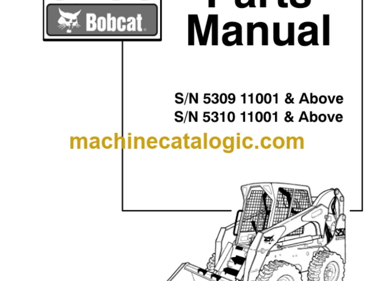 bobcat skid steer parts diagram