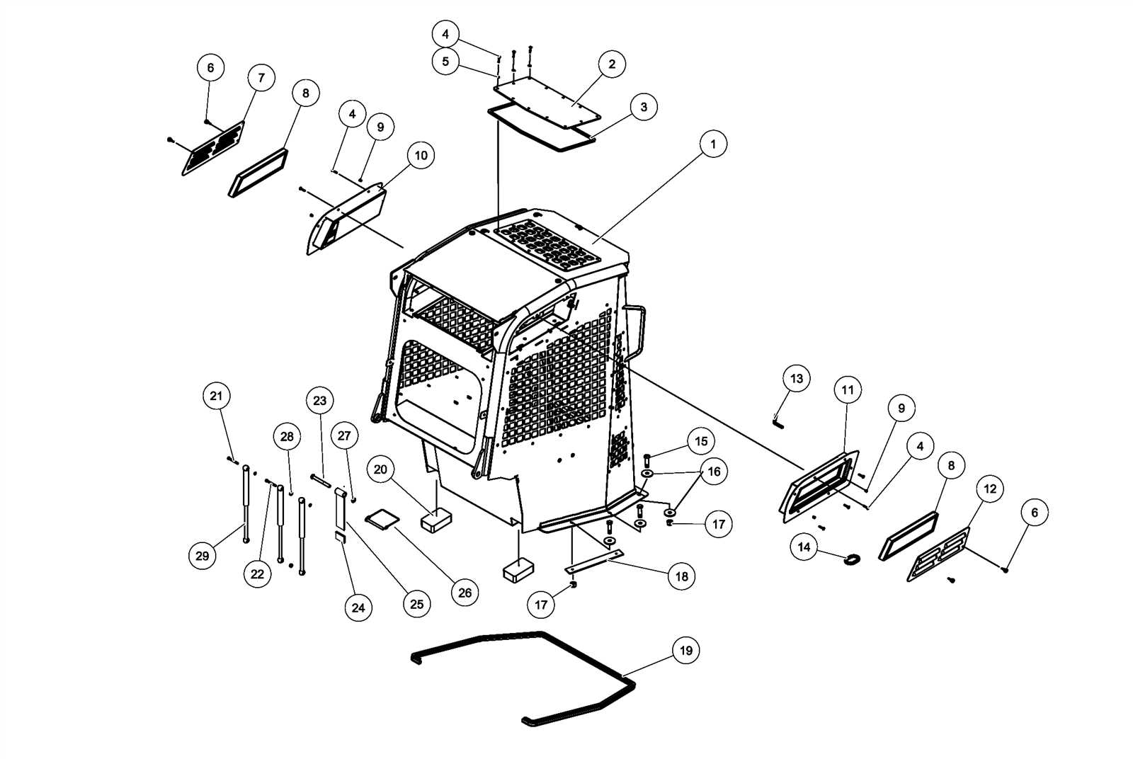 bobcat t300 parts diagram