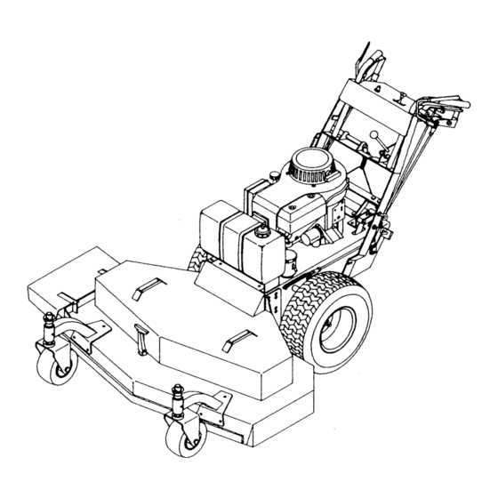 bobcat walk behind mower parts diagram