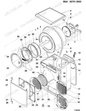 bosch nexxt 500 series dryer parts diagram