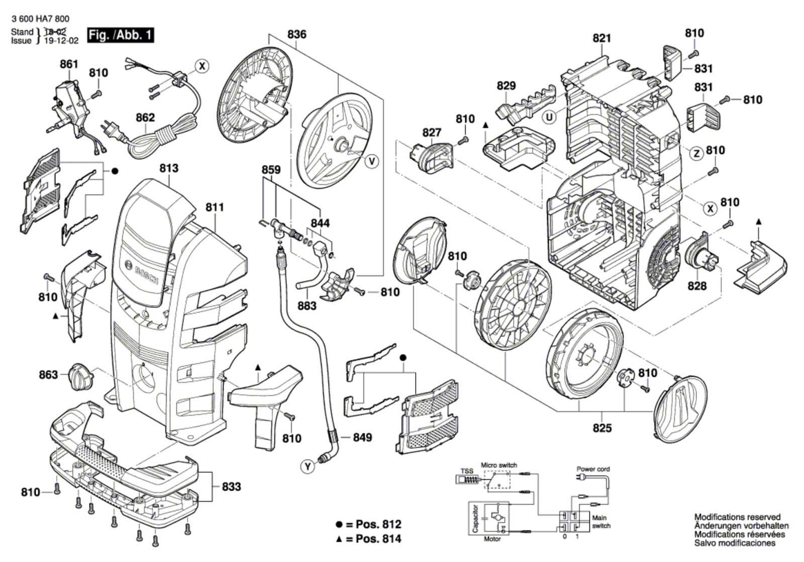 bosch pressure washer parts diagram