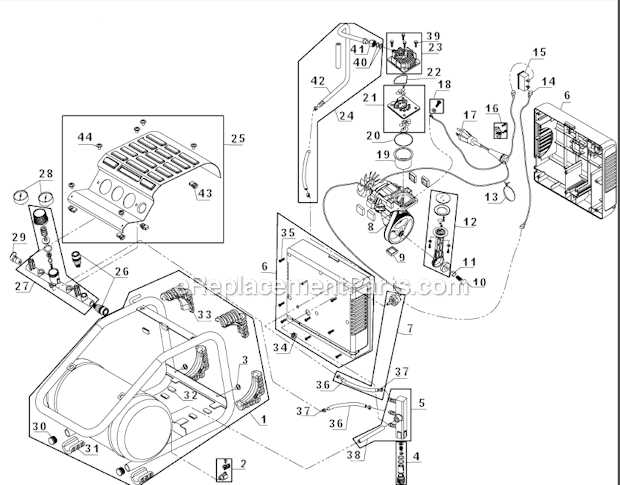 bostitch air compressor parts diagram