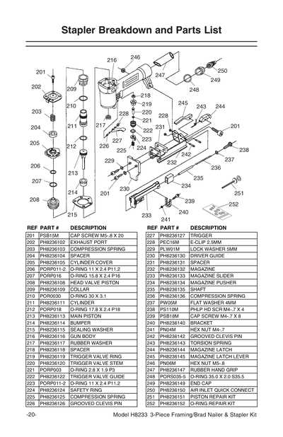 bostitch f28ww parts diagram