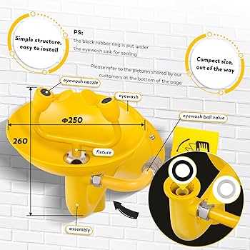 bradley eyewash parts diagram