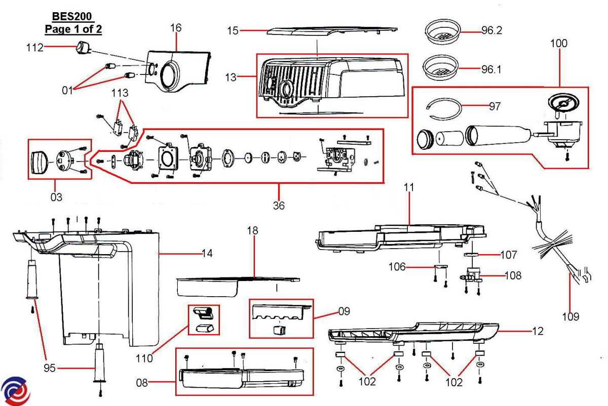 breville bov900 parts diagram