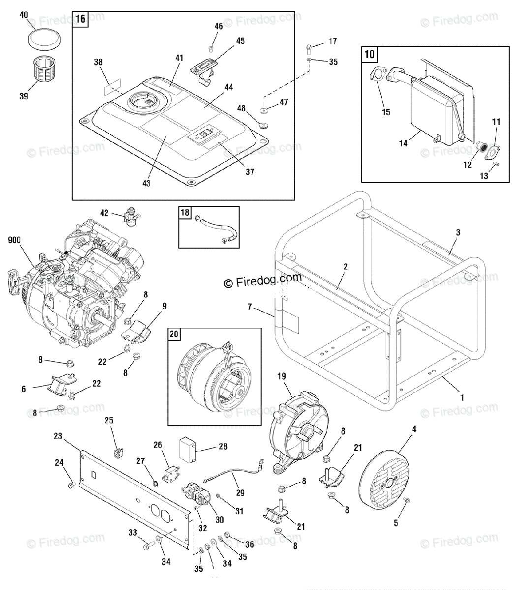 briggs and stratton 1150 parts diagram