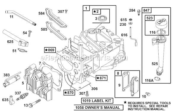 briggs and stratton 15.5 hp engine parts diagram