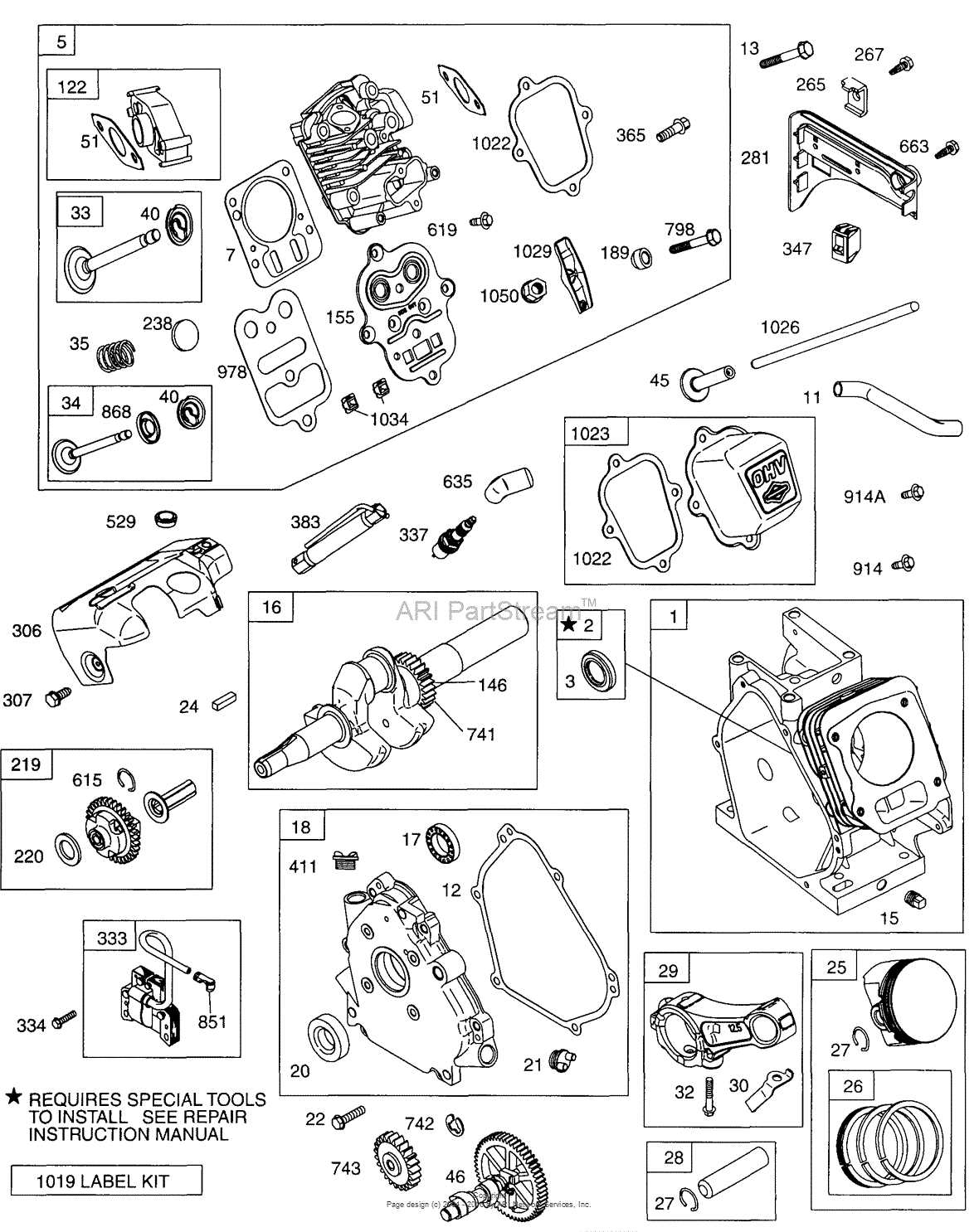 briggs and stratton 17.5 hp parts diagram