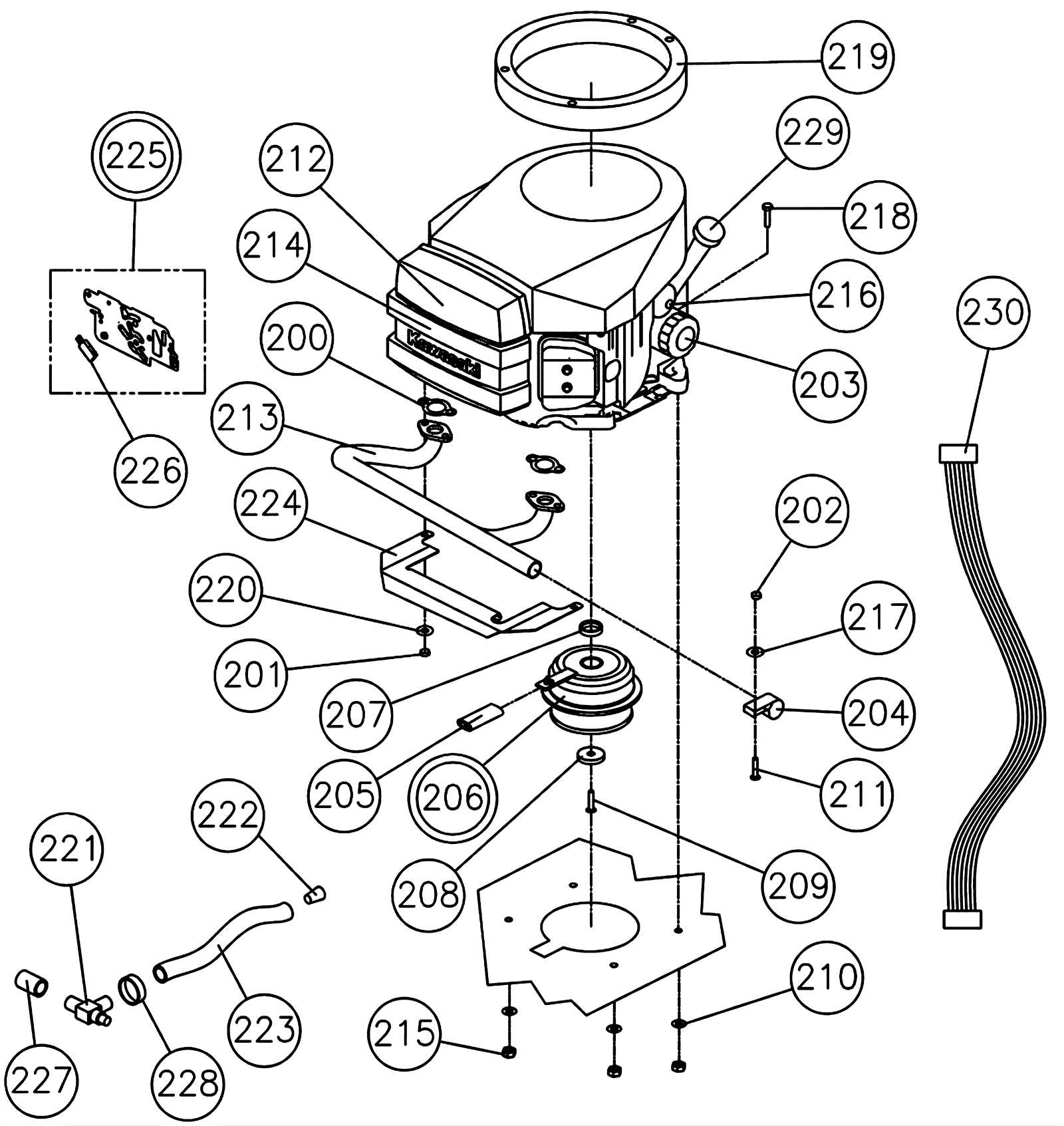 briggs and stratton 20 hp v twin parts diagram