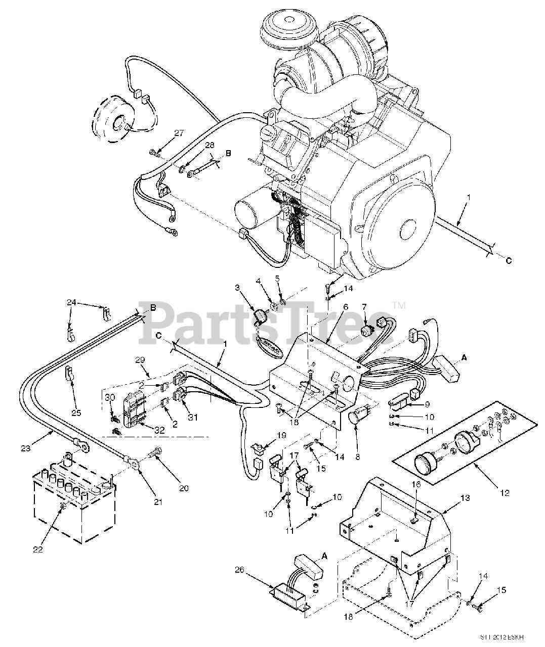 briggs and stratton 23 hp vanguard parts diagram