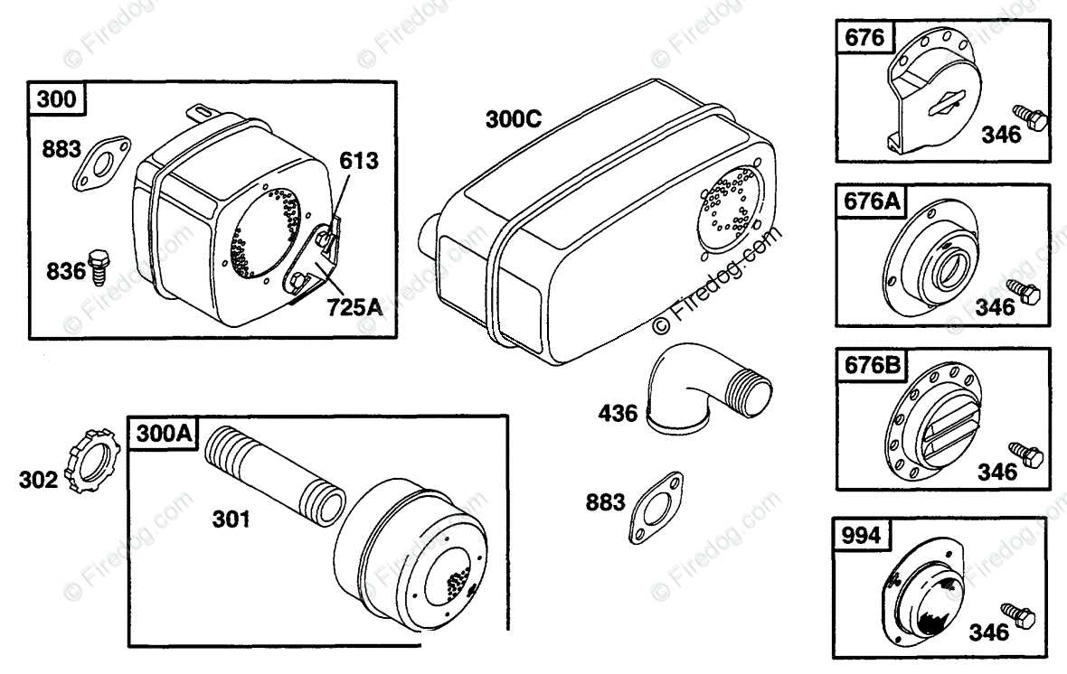 briggs and stratton 300 series parts diagram