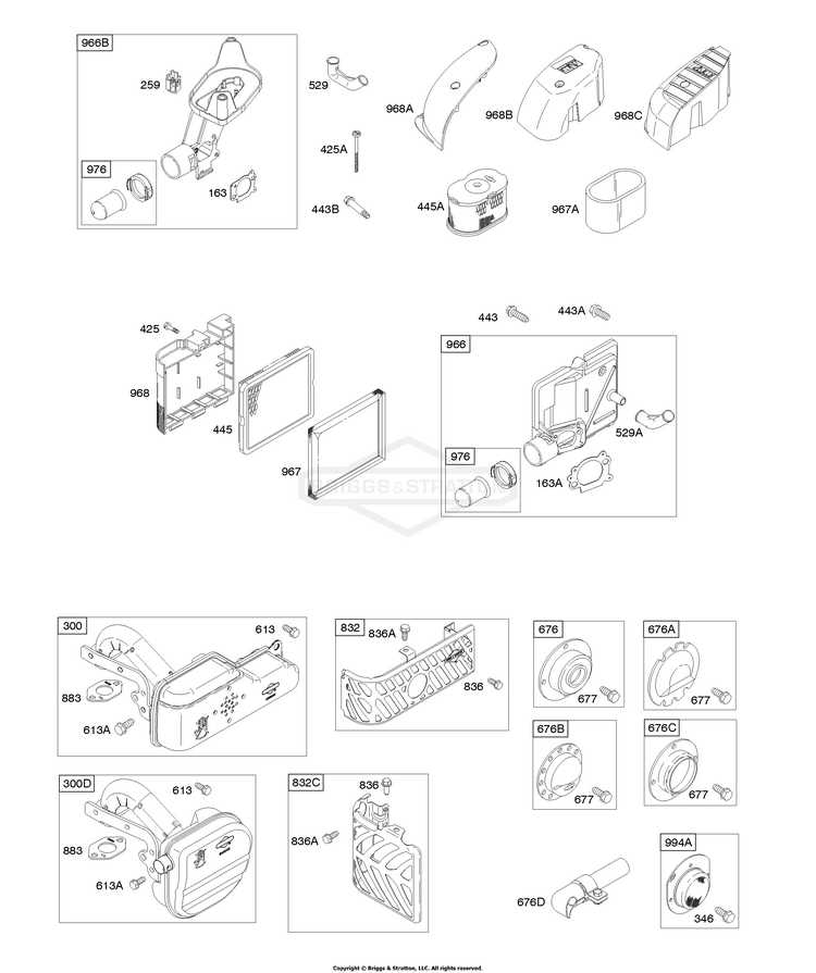 briggs and stratton 500 series parts diagram