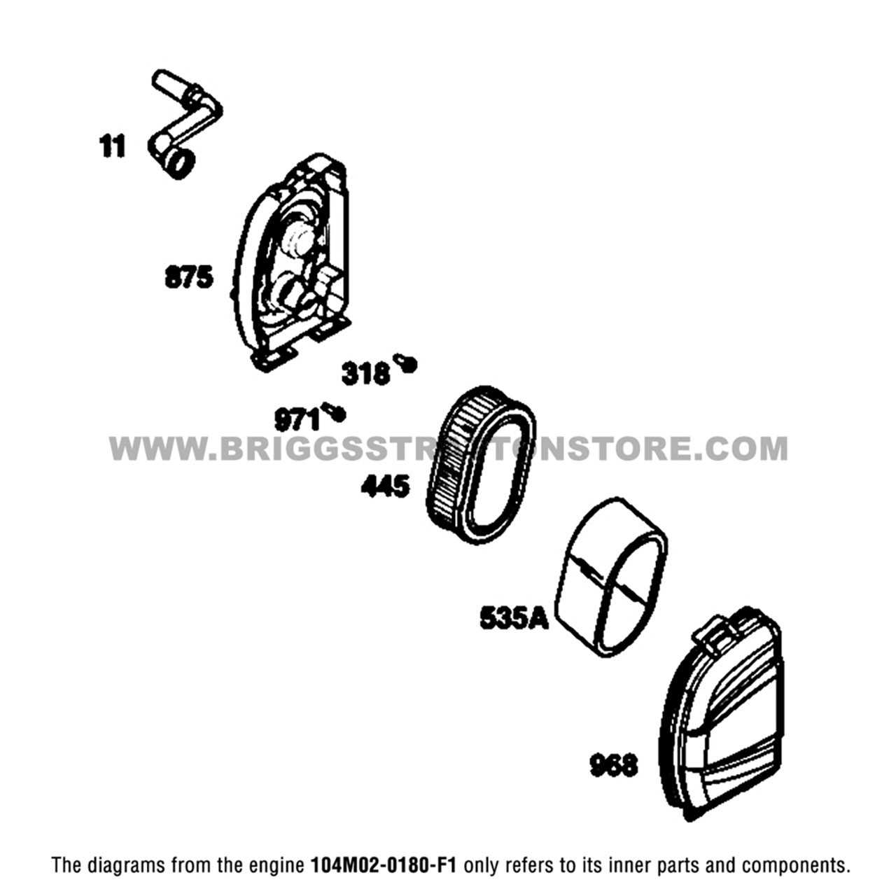 briggs and stratton 500e series parts diagram