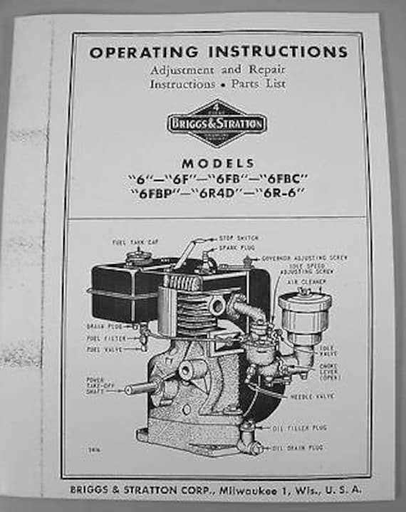 briggs and stratton 6.5 hp engine parts diagram