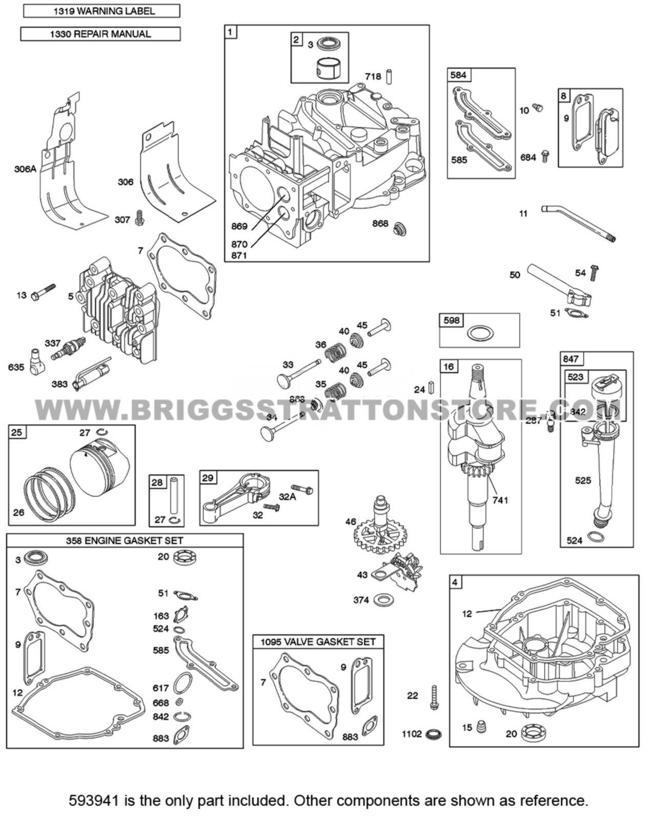 briggs and stratton 675 series 190cc parts diagram