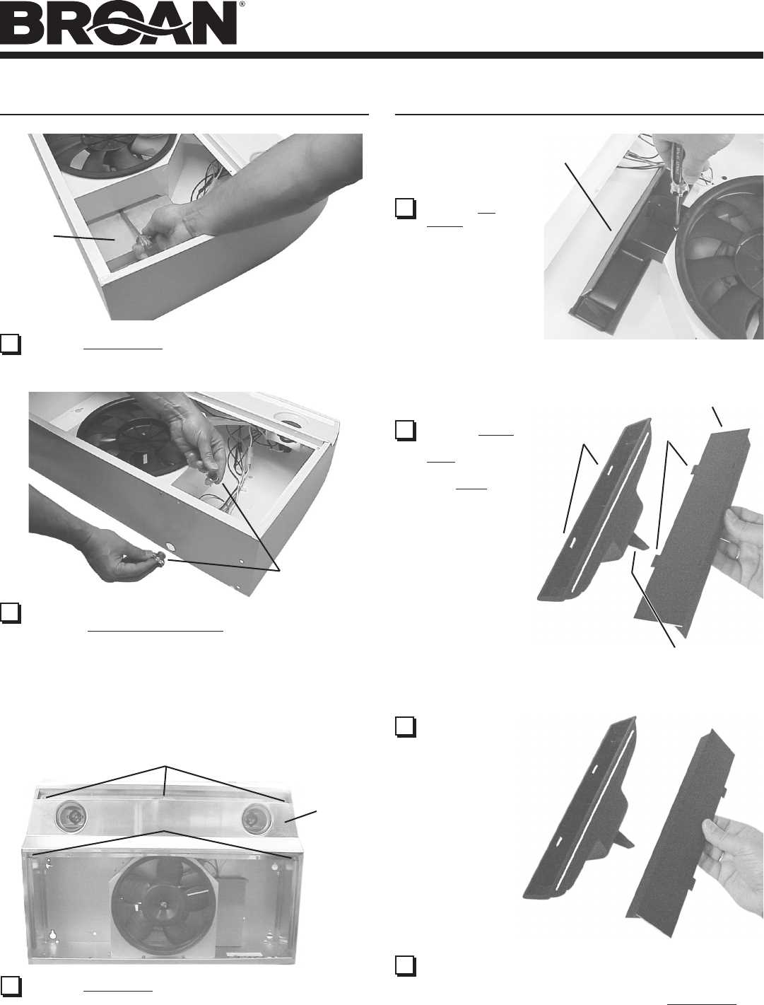 broan range hood parts diagram