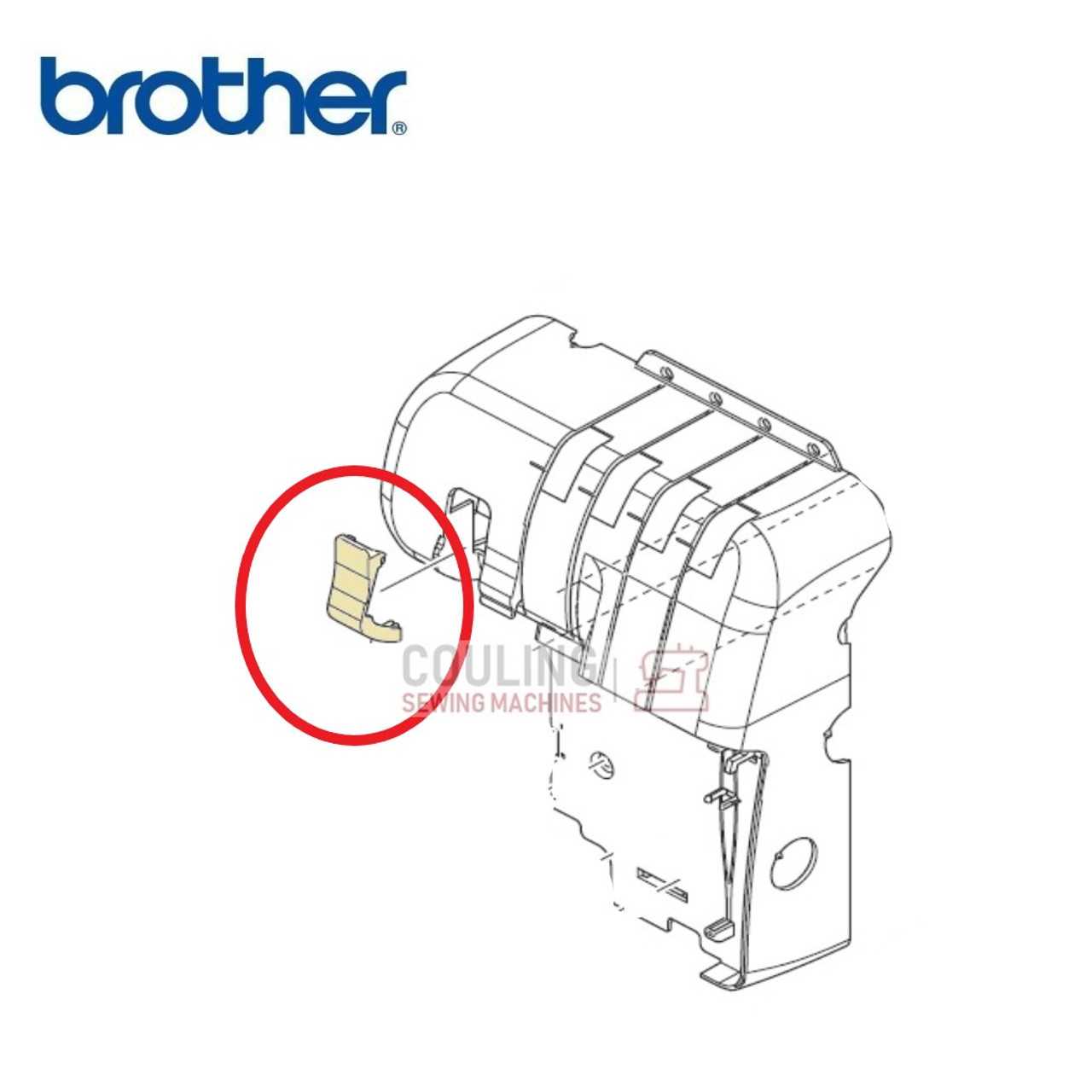 brother serger 1034d parts diagram