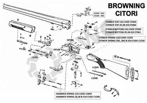 browning a bolt parts diagram